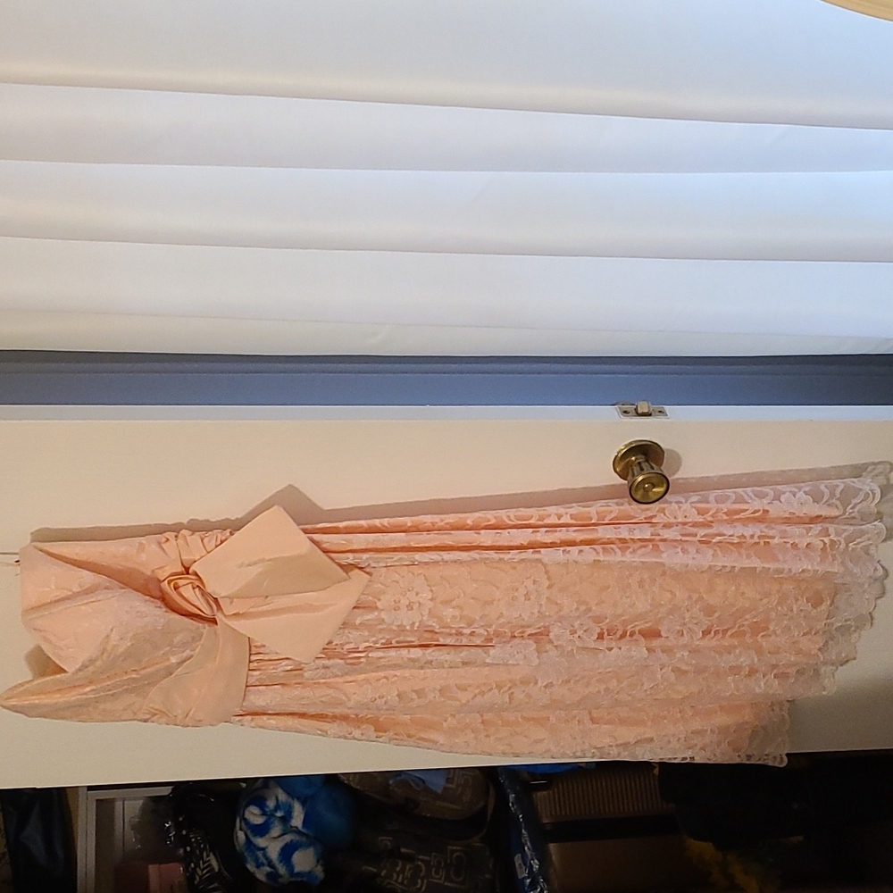 Vintage Pink Prom Dress